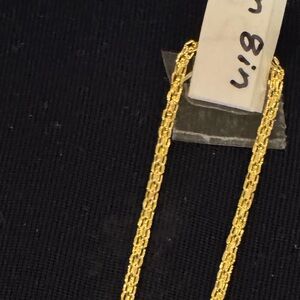 10k real gold Delicate Gold Rope bismark bracelet 8 inch